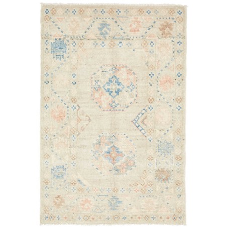 Tappeto Kazak Afghanistan bianco 61x92