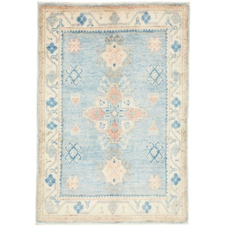 Tappeto Kazak Afghanistan bianco 63x91