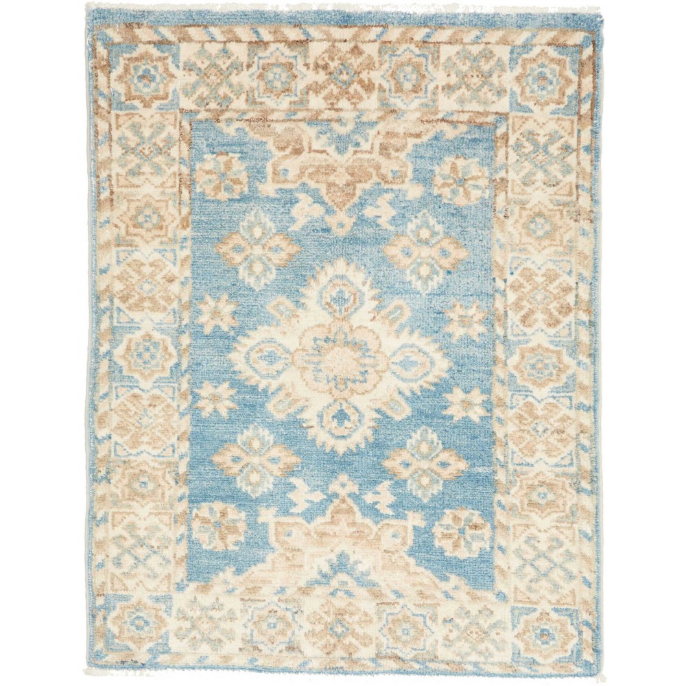 Tappeto Kazak Afghanistan bianco 64x82