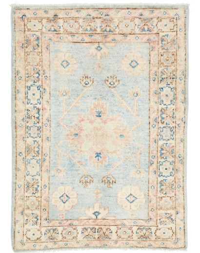 Tappeto Kazak Afghanistan bianco 63x88
