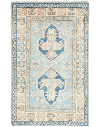 Tappeto Kazak Afghanistan bianco 61x96