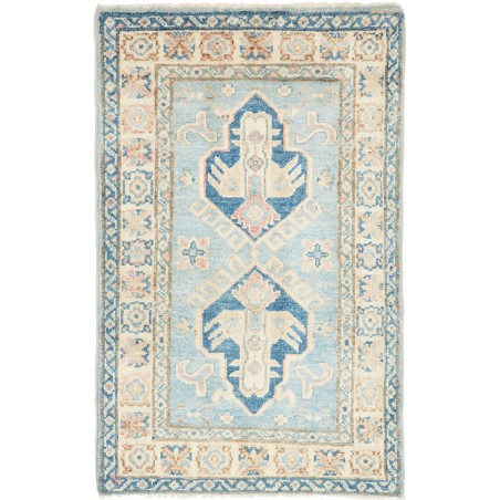 Tappeto Kazak Afghanistan bianco 61x96