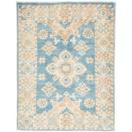 Tappeto Kazak Afghanistan bianco grigio 65x84