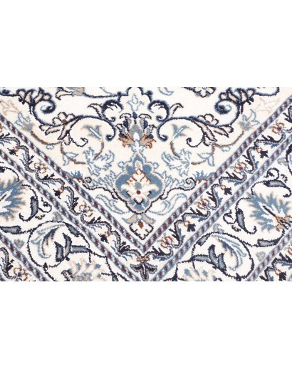 Tappeto Nain Kashmar Persia beige azzurro 168x238