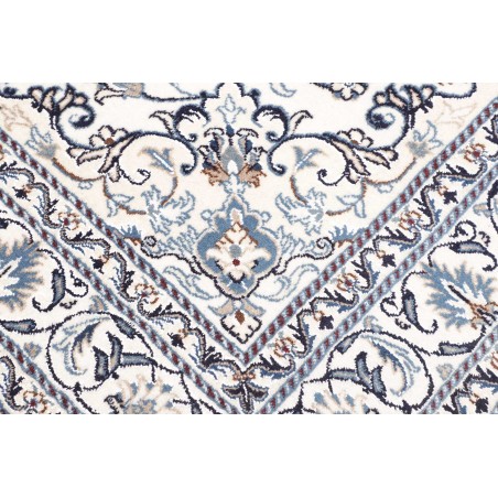 Tappeto Nain Kashmar Persia beige azzurro 168x238