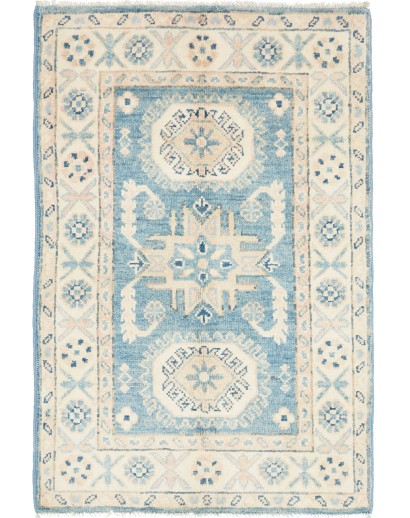 Tappeto Kazak Afghanistan bianco 60x90
