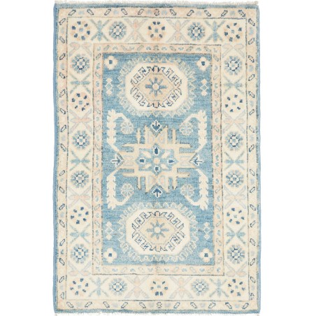 Tappeto Kazak Afghanistan bianco 60x90