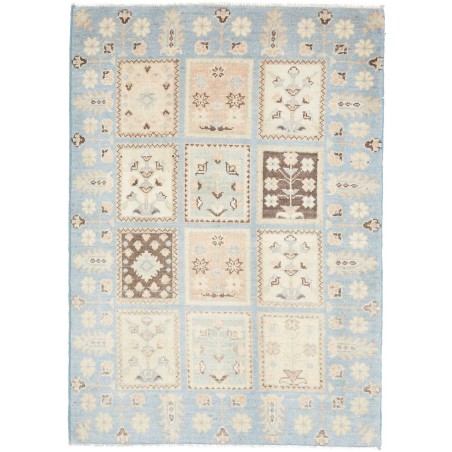 Tappeto Kazak Afghanistan bianco azzurro 85x122