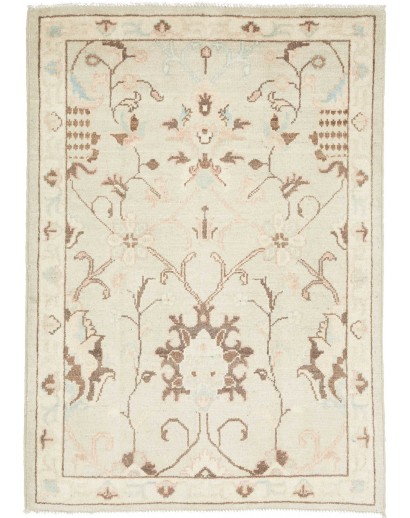 Tappeto Kazak Afghanistan bianco marrone 86x119