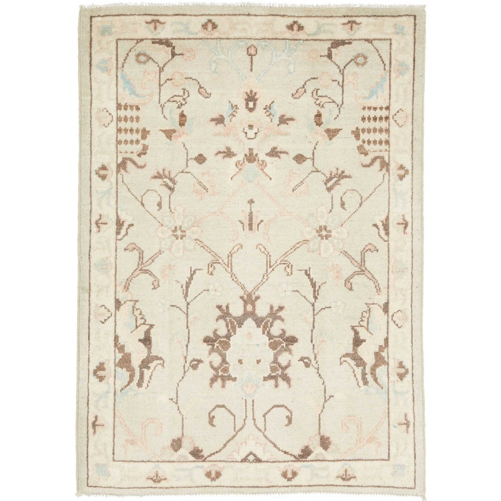Tappeto Kazak Afghanistan bianco marrone 86x119