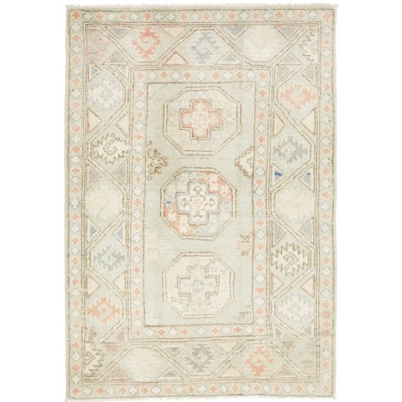 Tappeto Kazak Afghanistan bianco 84x121
