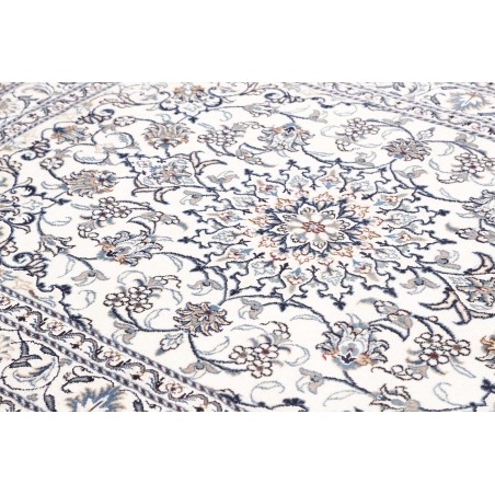 Tappeto Nain Kashmar Persia beige azzurro 168x238