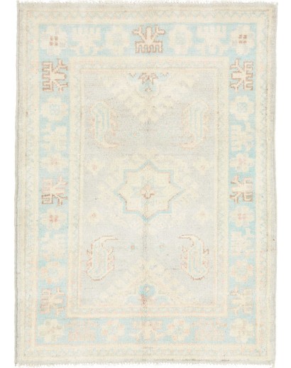 Tappeto Kazak Afghanistan bianco 66x92
