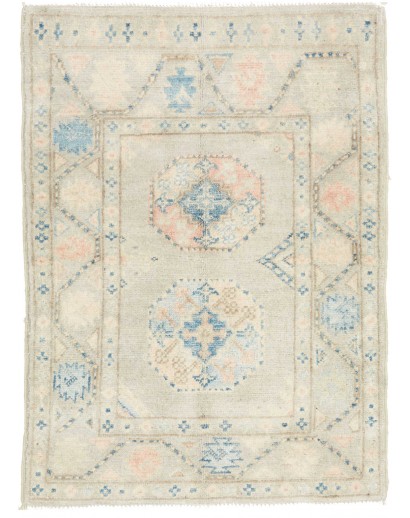 Tappeto Kazak Afghanistan bianco 63x88