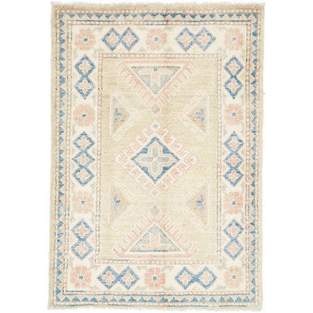 Tappeto Kazak Afghanistan bianco 68x96