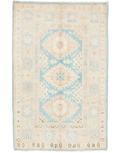 Tappeto Kazak Afghanistan bianco 62x95