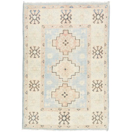 Tappeto Kazak Afghanistan bianco 65x94