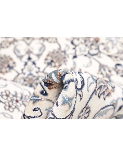 Tappeto Nain Kashmar Persia beige azzurro 168x238