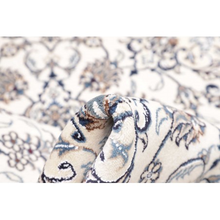 Tappeto Nain Kashmar Persia beige azzurro 168x238