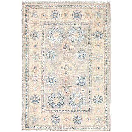 Tappeto Kazak Afghanistan bianco 63x92