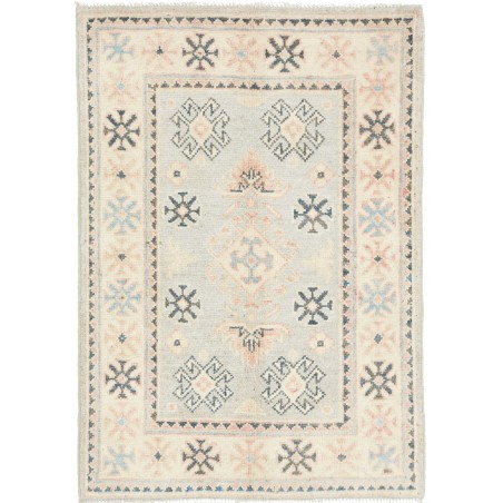 Tappeto Kazak Afghanistan bianco 66x94