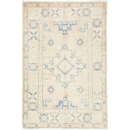 Tappeto Kazak Afghanistan bianco 64x94