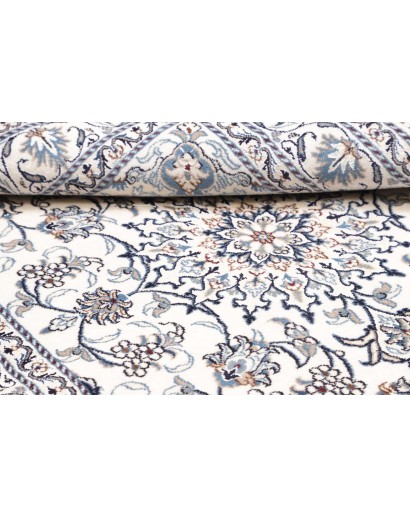 Tappeto Nain Kashmar Persia beige azzurro 168x238