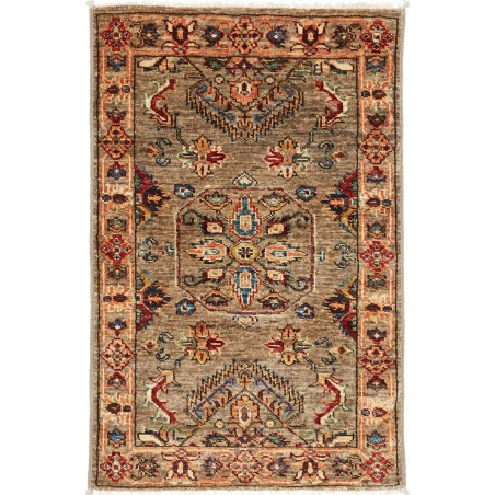 Tappeto Kazak Fine Pakistan arancione bianco 59x95