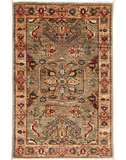 Tappeto Kazak Fine Pakistan arancione bianco 58x90