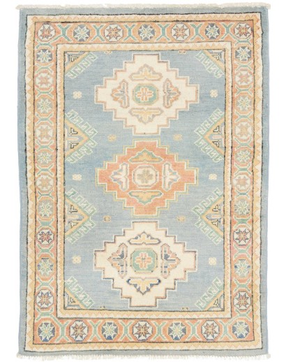 Tappeto Kazak Afghanistan beige bianco 80x114