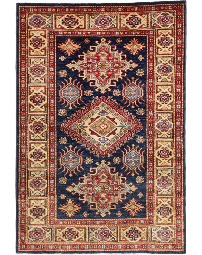 Tappeto Kazak Fine Pakistan marrone giallo 103x150