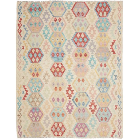 Tappeto Kilim Afghanistan beige marrone 189x238