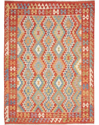 Tappeto Kilim Afghanistan marrone 175x234