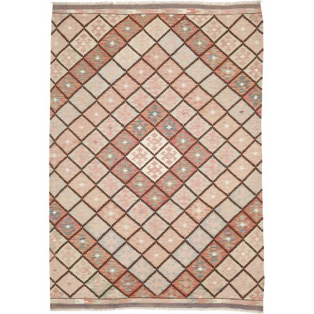 Tappeto Kilim Afghanistan marrone beige 168x238