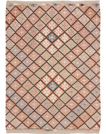 Tappeto Kilim Afghanistan marrone 172x238