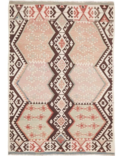 Tappeto Kilim Afghanistan bianco 165x236