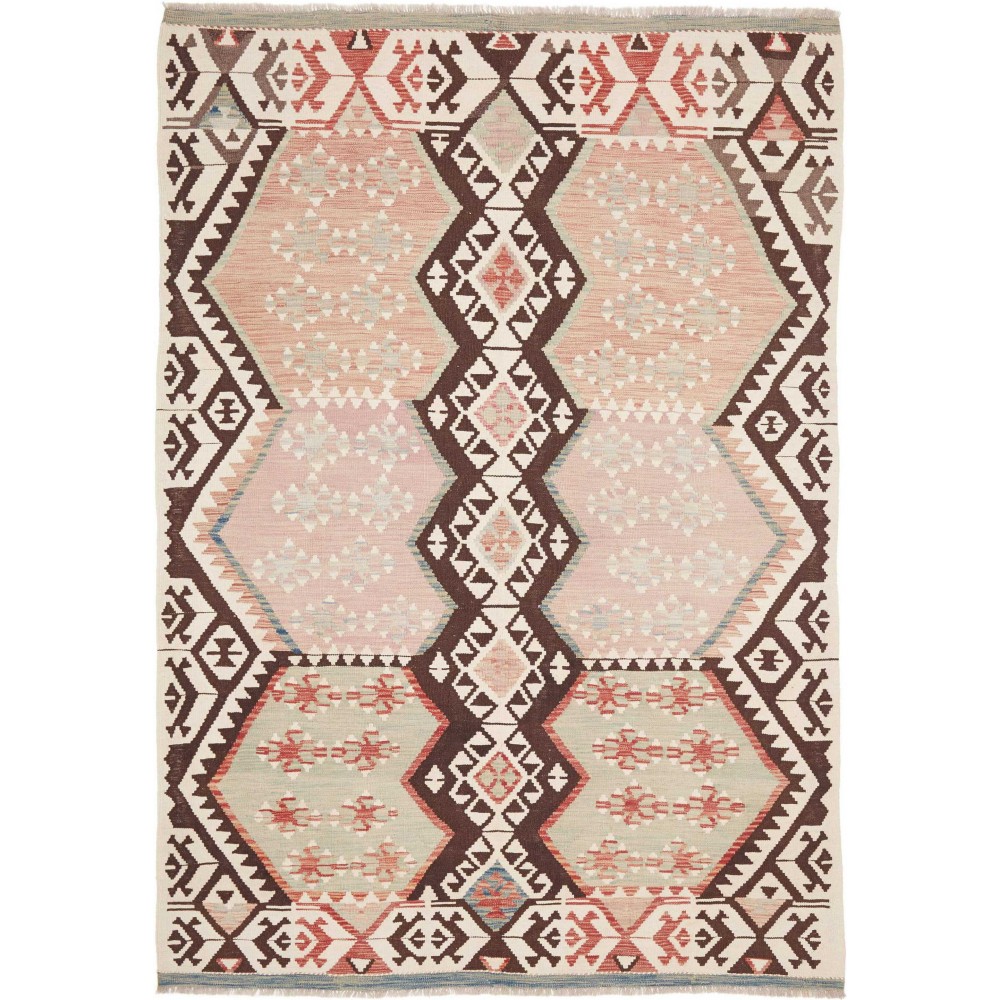 Tappeto Kilim Afghanistan bianco 165x236