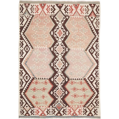 Tappeto Kilim Afghanistan bianco 165x236