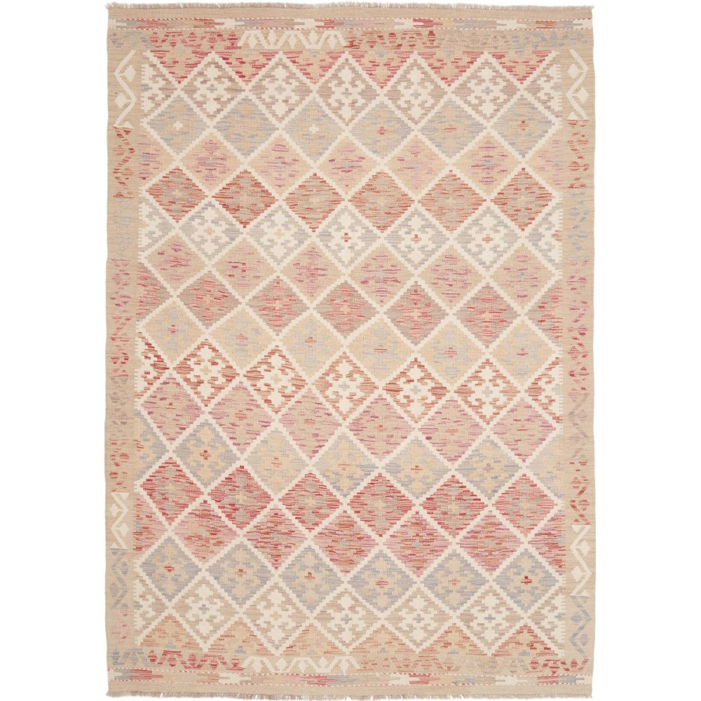 Tappeto Kilim Afghanistan beige marrone 176x248