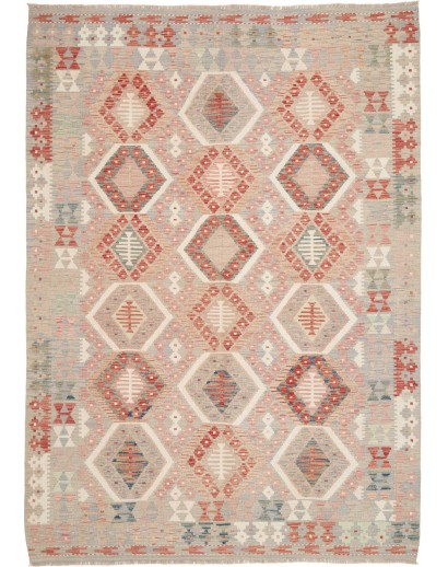 Tappeto Kilim Afghanistan marrone 178x248