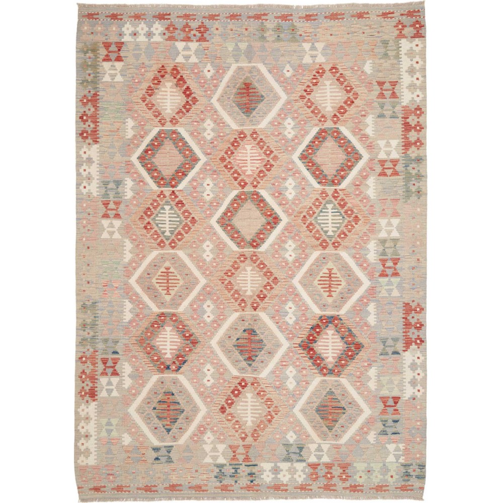 Tappeto Kilim Afghanistan marrone 178x248