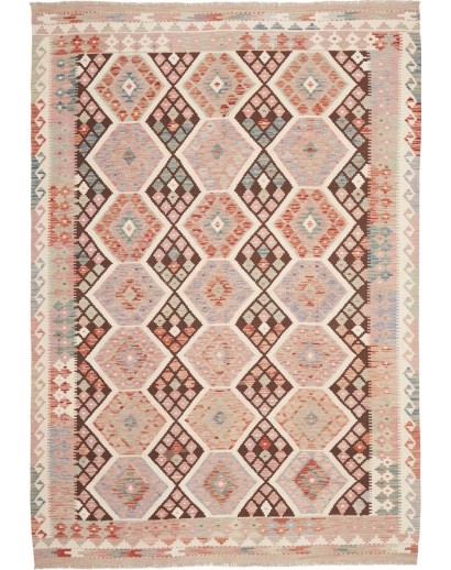Tappeto Kilim Afghanistan marrone 174x248