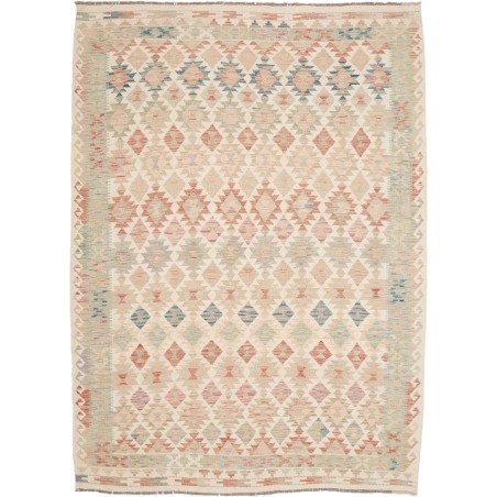 Tappeto Kilim Afghanistan beige giallo 182x249