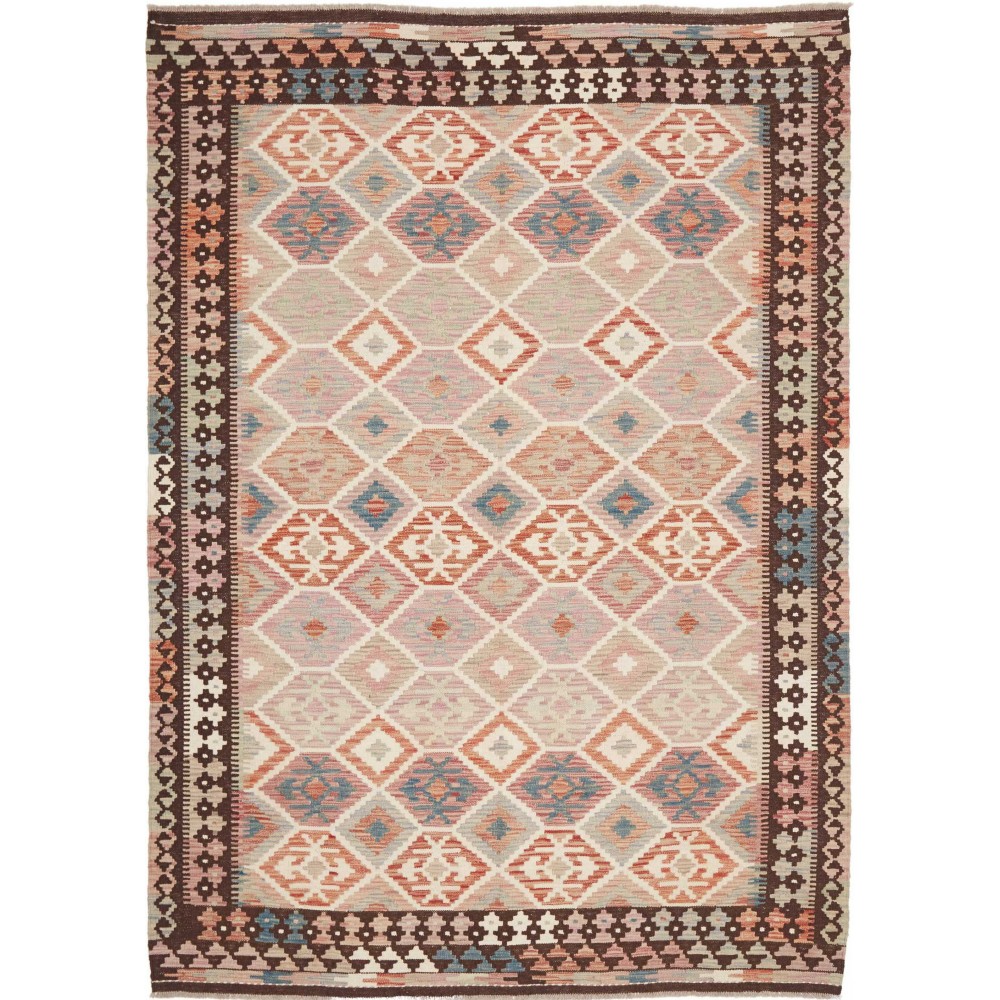 Tappeto Kilim Afghanistan marrone 172x242