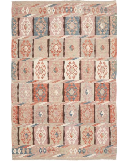 Tappeto Kilim Afghanistan marrone 160x243