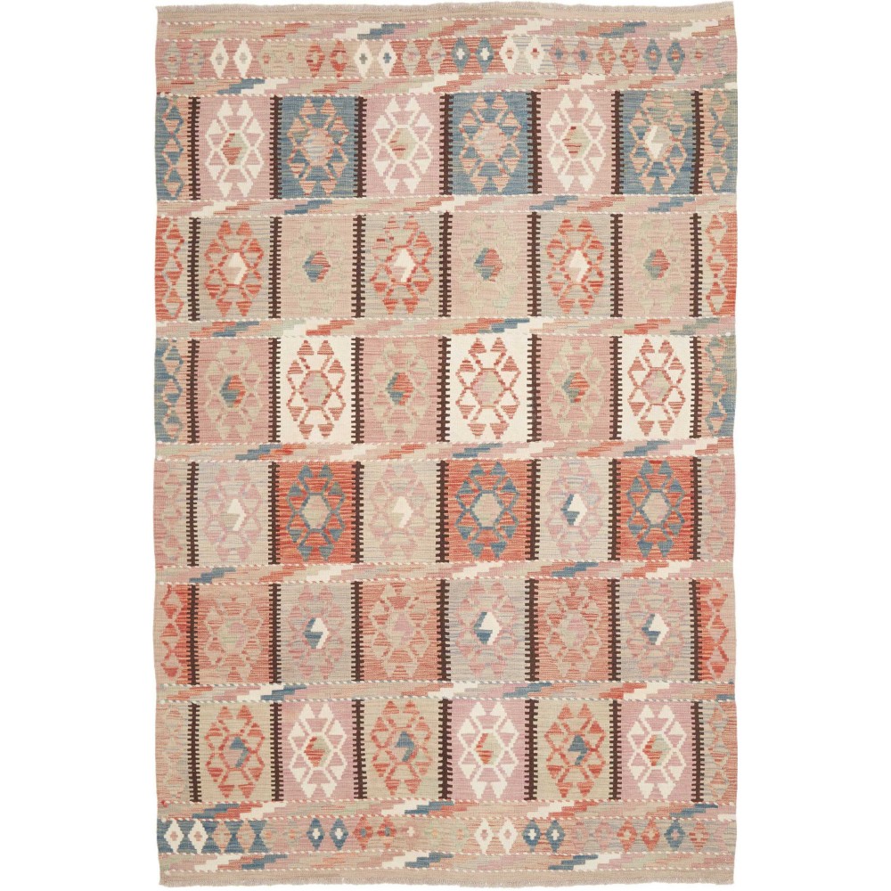 Tappeto Kilim Afghanistan marrone 160x243