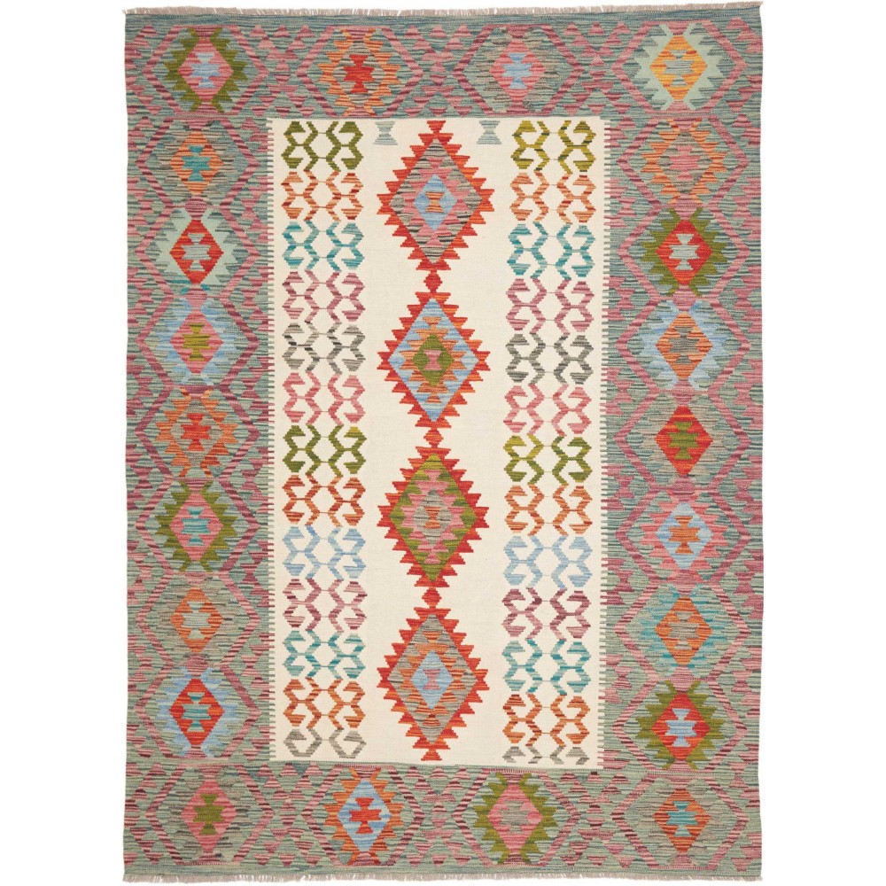 Tappeto Kilim Afghanistan marrone 178x240