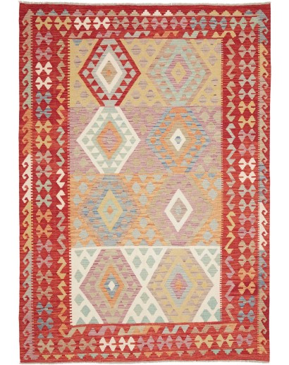 Tappeto Kilim Afghanistan marrone 171x246