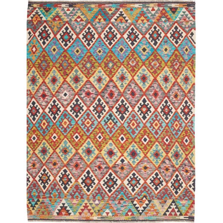 Tappeto Kilim Afghanistan marrone 183x236