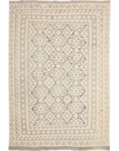 Tappeto Kilim Afghanistan beige bianco 172x243